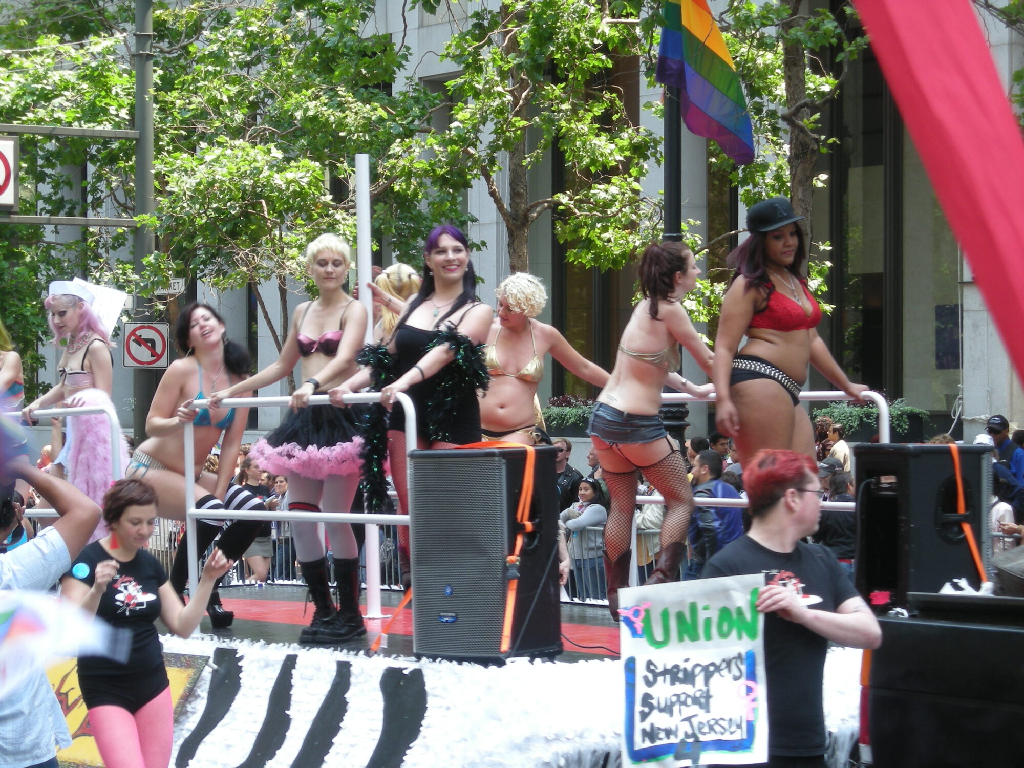 Today in Labor History April 10, 1997, Lusty Lady strip club, in San Francisco, ratified their first ever union contract.